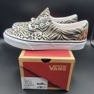 Vans Safari Animal Print Low Top Women's Shoe Sz 7.5 Men's Sz 6 Casual Rare New